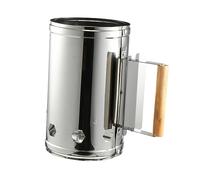 UKCOCO 2 Pièces Démarreur Cheminée Barbecue Acier Inoxydable avec Poignée Allumage Rapide pour Grill Extérieur et Camping