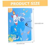 UKCOCO 2 pièces Dossier Accordéon Compartiments Organiseur Portable pour Documents et Reçus Grand Rangement Bureau Lot