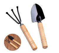 UKCOCO 2 Pièces Ensemble d'outils de Jardin Outil de Jardinage Outil à Main de Jardinage Outils à Main Le Jardinage écopes de Sol bonsaï Mini Outils de Jardinage truelle de Jardin en Bois
