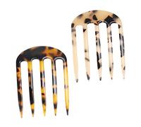 UKCOCO 2 Pièces Épingles à Cheveux Forme de U pour Femme Fourchettes à Cheveux pour Fille Mariage Anniversaire