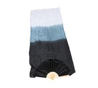 UKCOCO 2 Pièces Éventails de Danse Voile Polyester Dégradé Pliables et Longs pour Danse du Ventre et Performances Traditionnelles Chinoises Accessoires de Élégants