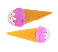 UKCOCO 2 pièces Faux Cornet de Glace Modèle pour Affichage Vitrine et Accessoire de Photographie Réaliste pour Amateurs de Glaces et Projets DIY