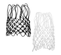 UKCOCO 2 Pièces Filet de Basket-Ball Extérieur, Filet de Basket-Ball en Corde, Nylon, 12 Boucles, Résistant aux Intempéries, pour Paniers Résidentiels et Terrains