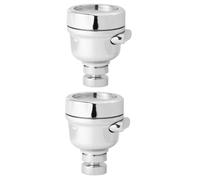 UKCOCO 2 Pièces filtre à eau du robinet water filter éviers de cuisine crépine de fixation du robinet filtre d'evier filtre de robinet rotatif filtre de robinet anti-éclaboussures