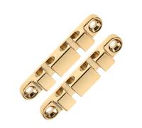 UKCOCO 2 Pièces Guide de Cordes pour Basse Électrique Cordes avec Vis de Montage Accessoire de Maintien pour Basse Couleur Dorée pour Installation Rapide Optimisé