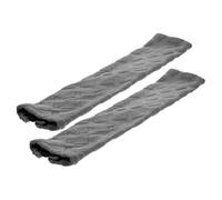 UKCOCO 2 pièces Housse Accoudoir Chaise Bureau Élastique Protection Accoudoirs Confortables pour Fauteuil Gaming Gris Adaptable