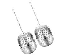 UKCOCO 2 pièces Infuseur à Thé Acier Inoxydable Boule à Thé avec Maille Fine pour Infuser des et Épices Outil de Brassage Pratique pour Maison