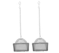 UKCOCO 2 pièces Infuseur à Thé Acier Inoxydable Filtre Réutilisable pour Thé Vrac Passoire Fine pour Maison et Bureau