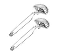 UKCOCO 2 pièces Infuseurs à Thé Acier Inoxydable Résistants à Haute Température Passoires Créatives Forme de Théière Lot de Filtres à Thé Durables et Pratiques