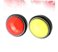 UKCOCO 2 pièces Jeu Électronique Buzzer Sonore Lumineux avec Interrupteur Pied et LED Outil Ludique pour Animation et Apprentissage des Garçon Fille sans Batterie Couleur Aléatoire
