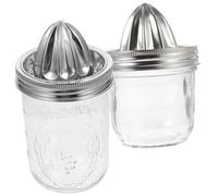 UKCOCO 2 pièces Manuel Acier Inoxydable pour Fruits Outil Pratique à Main pour Citron Facile à Nettoyer et Ergonomique Accessoire Cuisine Maison