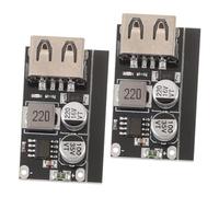 UKCOCO 2 pièces Module Convertisseur Abaisseur Compact à USB Unique Régulateur Stable pour Charge Rapide Alimentation DC Multifonction et Résistante