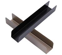 UKCOCO 2 Pièces Moule à Biscuit Non Adhésif pour Biscuits aux Canneberges | Acier Inoxydable, Surface Lisse et Légère, Facile à Utiliser, pour Jour Spécial, Noir