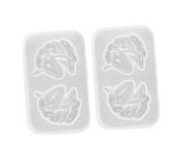 UKCOCO 2 pièces Moule Silicone Licorne Lot de Moulages Créatifs Époxy pour Décorations de Bureau Matériau Durable et Pratique pour Bricolage