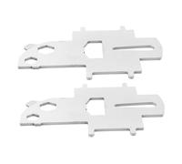 UKCOCO 2 pièces Outil Multifonction Acier Inoxydable pour Yacht Clé de Remplissage Carburant et Plaque de Compatible Plupart des Bateaux et Yachts