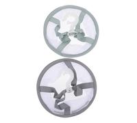 UKCOCO 2 pièces Panier de Séchage pour Éponges Beauté et Pinceaux de Maquillage avec Cintre Filets Résistants pour Séchage Rapide Lot de Gris