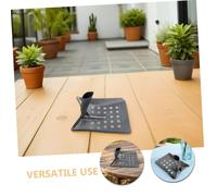 UKCOCO 2 Pièces Pelle Métallique Tamisée Courbée pour Drainage Outil Acier pour Nettoyage Canalisations Fossés et Débouchage