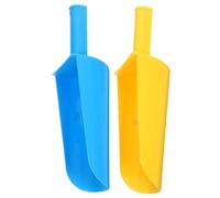 UKCOCO 2 pièces Pelle Plage Garçon Fille avec Manche Creusage Sable PP Couleurs Vives pour Jardin Plage Piscine Cadeau Extérieur