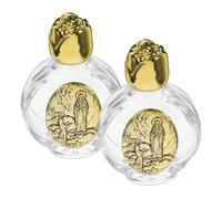 UKCOCO 2 Pièces Petite Bouteille en Verre Bénie Portable, Remplissage