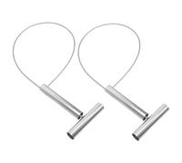 UKCOCO 2 pièces Pig Snare Catcher Steel Livestock Holder Rope Trap For Pigs Safe And Practical Animal Handling Tool