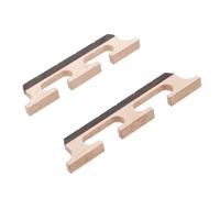 UKCOCO 2 pièces Pont Banjo Bois Massif Chevalet Résistant à Usure Accessoire Professionnel de Remplacement pour Banjo et Cordes Installation Facile