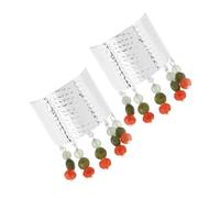 UKCOCO 2 Pièces Ponytail Buckles With Glass Bead Tassel Boho Chinese Style Hair Accessories For Women Thin Hair For Parties Travel And Daily Wear