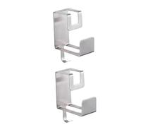UKCOCO 2 pièces Porte Serviettes Muraux Sans Perçage Support de Rangement Compact pour Lavabo et Accessoires de Salle de Bain Patère Adhésive et Facile à Installer