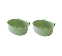 UKCOCO 2 pièces Poubelle Suspendue de Cuisine Conteneur à Déchets pour Porte de Cabinet Récipient de Rangement Pratique Vert