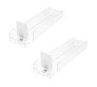 UKCOCO 2 Pièces Présentoir Auto-push pour Boîte de Cigarettes Support Automatique Transparent Double Face Étagère de Rangement