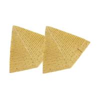 UKCOCO 2 Pièces Pyramide Égyptienne Rétro Décoration de Bureau Figurines Ornement Mystérieux pour Ambiance Vintage et Photographie