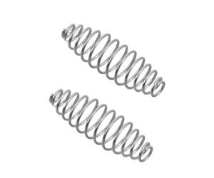 UKCOCO 2 Pièces Ressort de Cage à Appâts en Métal Argenté | Pack Support Multi-hameçons, Usage en Eaux Naturelles, Format Compact pour Amorçage Méthode