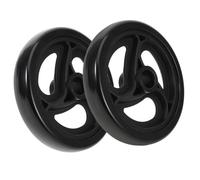 UKCOCO 2 Pièces Roues De Chariot De Rechange Roulettes Robustes Pour Chariots De Supermarché Remplacement De Roulettes Accessoires Pour