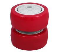 UKCOCO 2 Pièces Roues de Chauffage Terrasse PVC Robustes et Silencieuses Kit pour Chariot Utilitaire et Remplacement Facile des Roues de Patio