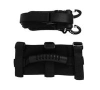 UKCOCO 2 pièces Sangle de Transport Scooter Réglable avec Poignée Ergonomique Large Matériaux Durables pour Trottinette Vélo Équilibre et Pliable Bandoulière Noire Résistante