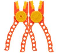 UKCOCO 2 pièces Séparateur de Blocs de Construction Outil Compact Abs Antidérapant Accessoire Pratique pour Assembler et Démonter Briques Léger et Portable