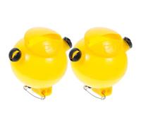 UKCOCO 2 Pièces Sifflet à Pigeons ABS Ultraléger à Trois Tons | Accessoire Portable pour Colombophiles, Signal Sonore, Routines au Pigeonnier, Rappel D’oiseaux, Couleur Aléatoire