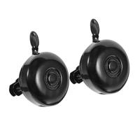 UKCOCO 2 pièces Sonnette Vélo Vintage Noire Cloche Cyclisme Multifonction Sonnette Puissante et Distincte pour Guidon Pratique pour Adulte 2pcs