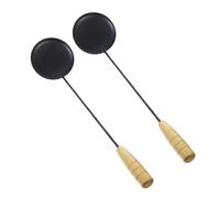 UKCOCO 2 pièces Spatule Longue pour Pancakes Ustensile Ergonomique Forgé Chaleur pour Cuisson et Friture à