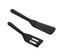 UKCOCO 2 pièces Spatules Silicone Mini Ustensiles Cuisine Antiadhésifs pour Steak Œufs et Poêles Protection Haute Température Rangement Mural Pratique Accessoires Cuisine