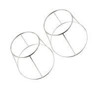 UKCOCO 2 pièces Support à Plateaux Double pour Buffet et Restaurant Rangement Cuisine Pratique pour Fruits de Mer et Assiettes Présentoir Métallique