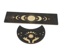 UKCOCO 2 pièces Support Carte Tarot Naturel Présentoir Décoratif pour Cartes Tarots Accessoire Solide et Élégant pour Lecture et Exposition