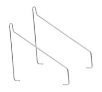 UKCOCO 2 pièces Support Mural pour Étagère Flottante Acier Inoxydable Équerres Robustes Triangulaires Fixation Murale Facile et Polyvalente pour Étagères Murales Décoratives Rangement