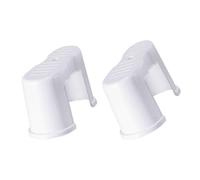 UKCOCO 2 pièces Tabouret Pied Plastique Épais Antidérapant pour Toilette Marchepied Maison Confortable et Stable Aide à Lassise pour Garçon Fille et Adultes Usage Salle de Bain