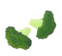 UKCOCO 2 Pièces Tampon à Fausses Taches de Rousseur en Pvc Vert, Design Brocoli Factice Réaliste, Contrôle Précis, Réutilisable, Hygiénique, pour Retouches Mobiles et Looks Quotidiens,