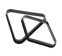 UKCOCO 2 pièces Triangle de Billard Plastique Cadre de Positionnement pour Standard Support Pratique pour Jeu de Billard Accessoire pour Amateurs et