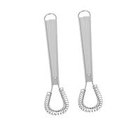 UKCOCO 2 pièces Œufs Manuel Batteur à Main Robuste avec Ressort pour Pâtisserie Mélangeur Œufs et Farine Pratique pour Cuisine Maison et Professionnelle
