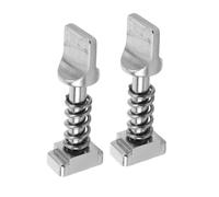 UKCOCO 2 Pièces Vis à Aileron INOX à Ressort pour Planches de Surf et Paddleboard Fixation Rapide et Stable pour Accessoires de Surf Femmes et Longboard