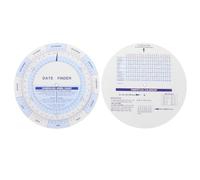 UKCOCO 2 roues de grossesse pour calculer l'âge gestationnel chez les | Format de poche, suivi des échéances papier, indicateur hebdomadaire précis, pour les infirmières obstétriciennes, les