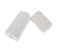 UKCOCO 2 Rouleaux Matériaux pour Table à Sable en Tissu Beige | Plâtre Décoratif, Nappe Médiévale, Fournitures Artistiques pour Étudiants et Projets Artistiques