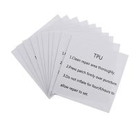 UKCOCO 20 Feuilles Ruban de réparation correctifs Nombre lit pneumatique Piscine Aqua air kit de réparation Gonflable kit de Patch Gonflable Patchs pour Structures gonflables Caoutchouc